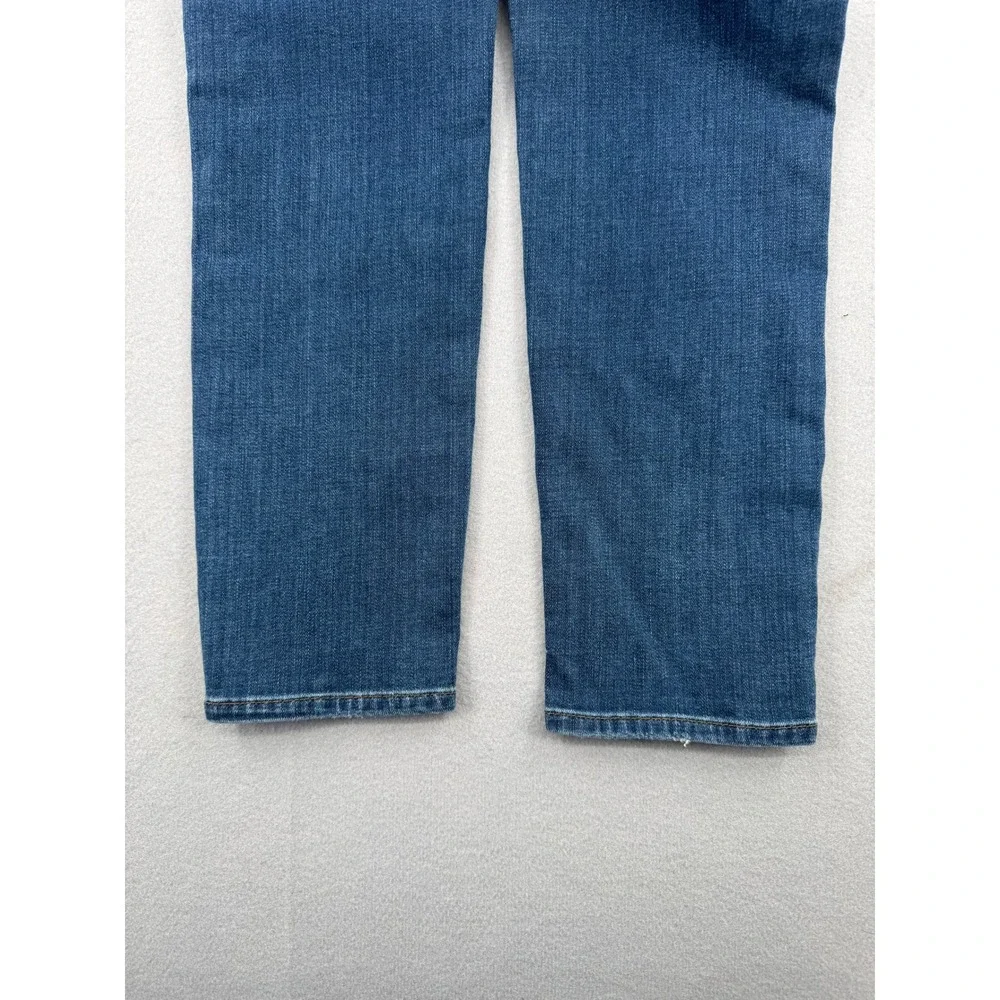FRAME Le Garcon Slim Boyfriend Jeans Womens 29 (31x29) Azure Blue Distressed